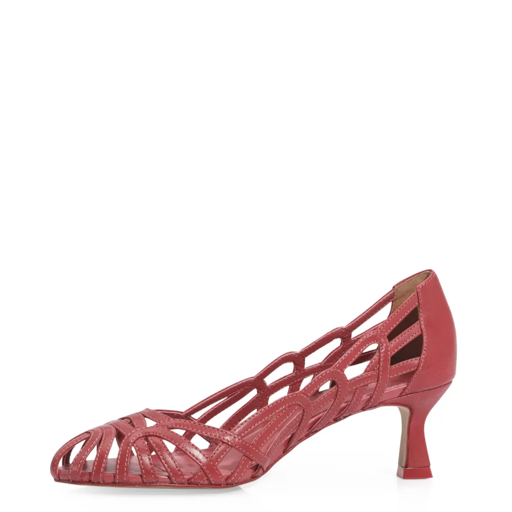 Scarpin Couro Rosa - imagem 5