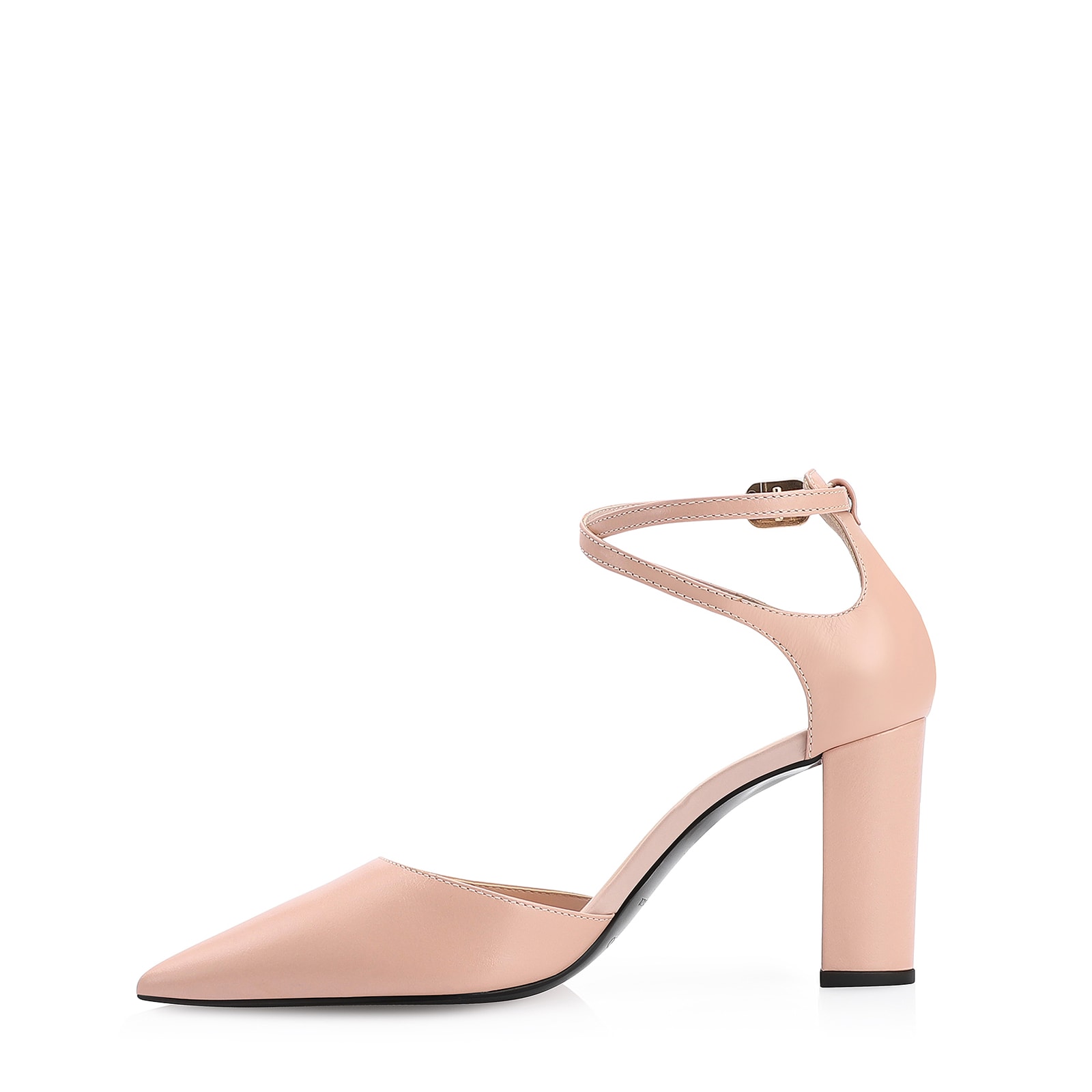 Scarpin Couro Rosa