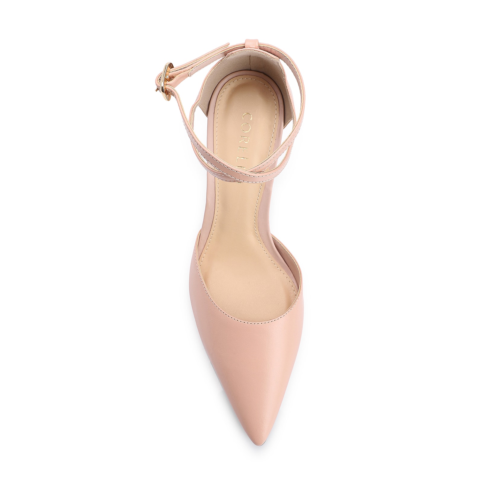 Scarpin Couro Rosa