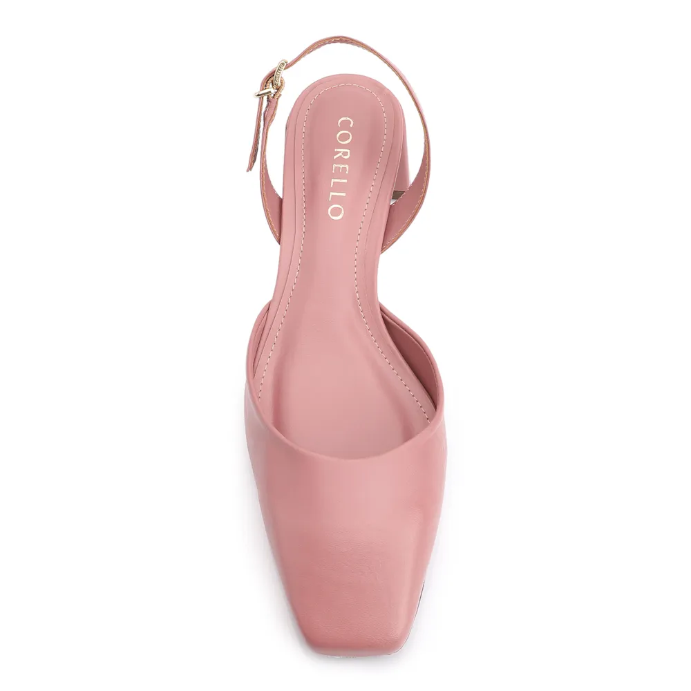 Scarpin Couro Rosa - imagem 5