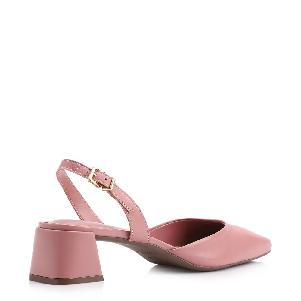 Scarpin Couro Rosa - imagem 3