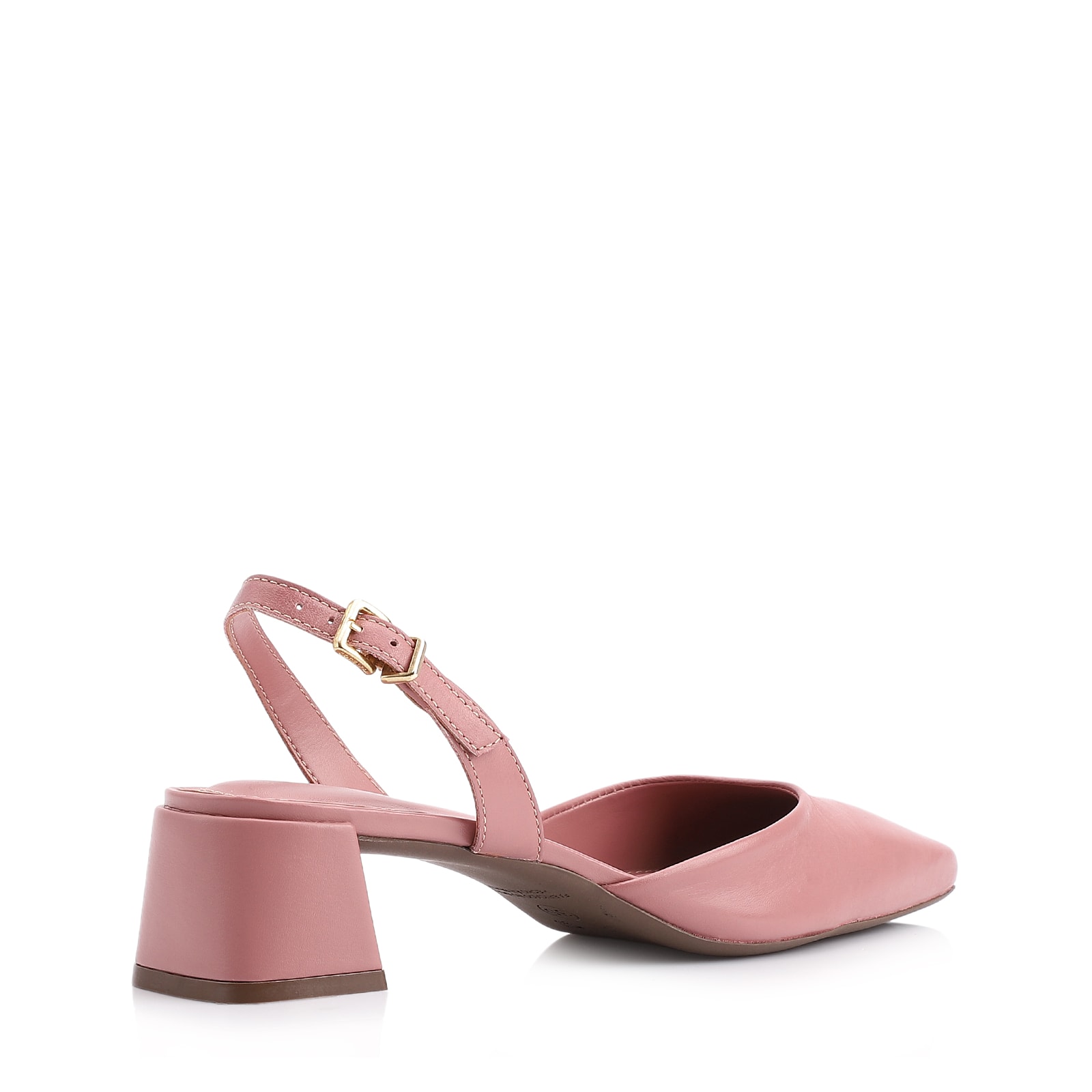 Scarpin Couro Rosa