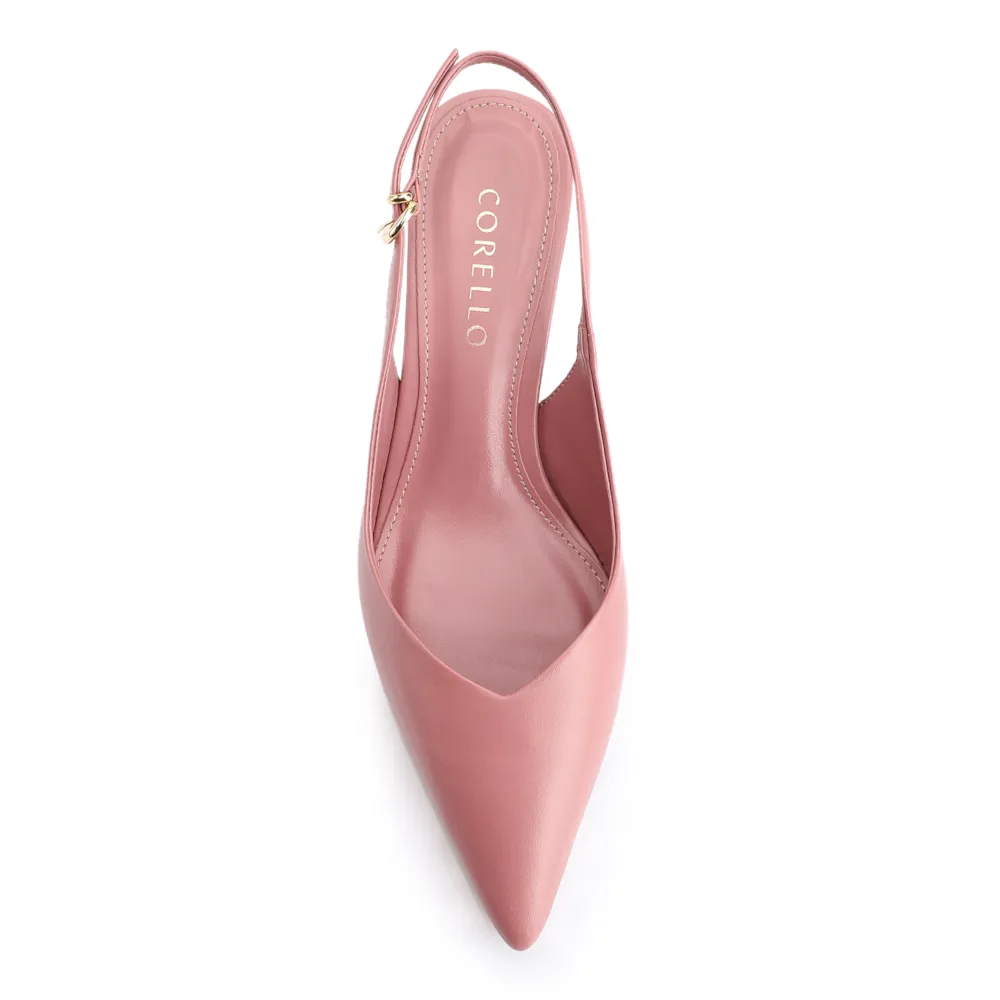 Scarpin Couro Rosa - imagem 5