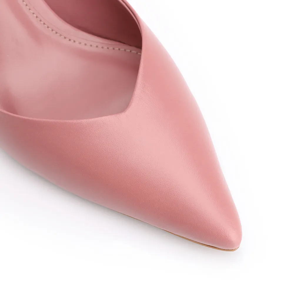 Scarpin Couro Rosa - imagem 6