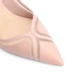 Scarpin Couro Rosa/Tela/Verniz Rosa - imagem 7