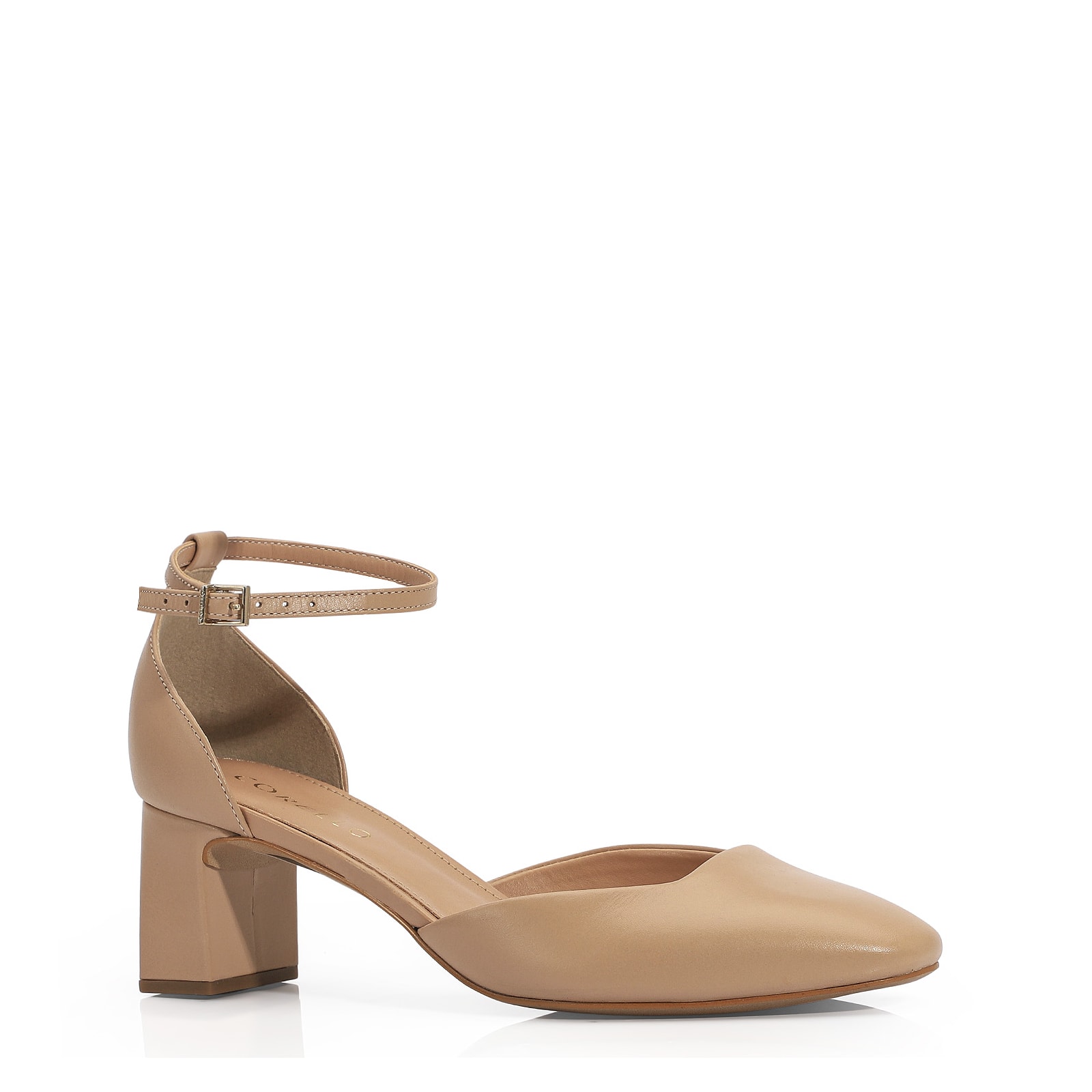 Scarpin Couro Rosado