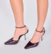 Scarpin Couro Roxo - imagem 2