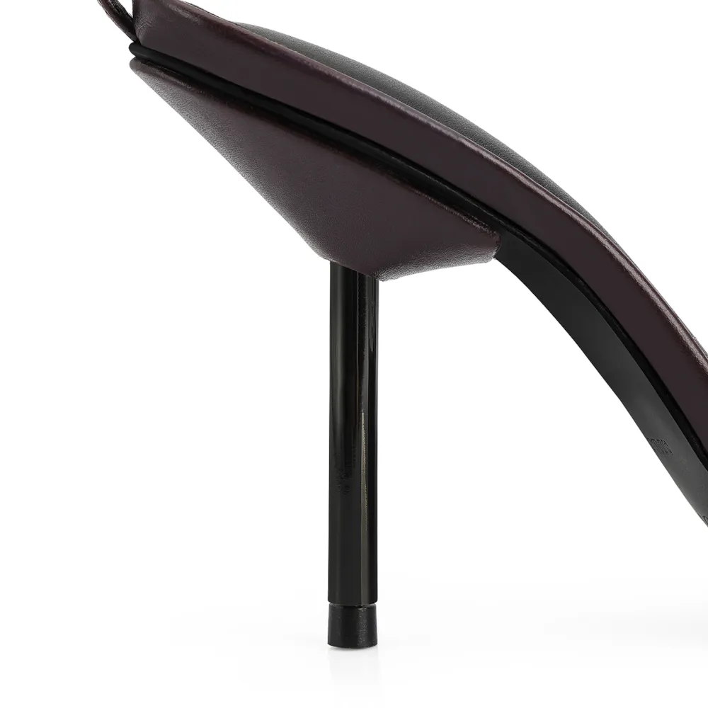 Scarpin Couro Roxo - imagem 8
