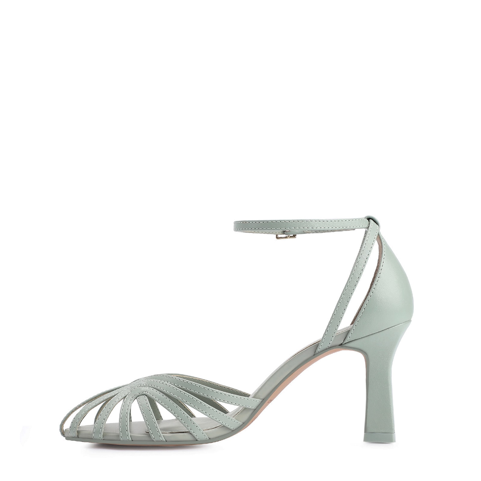 Scarpin Couro Verde