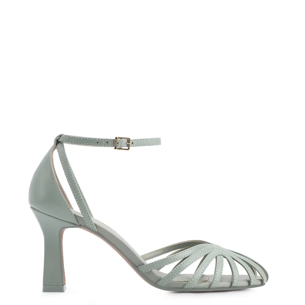 Scarpin Couro Verde - imagem 2