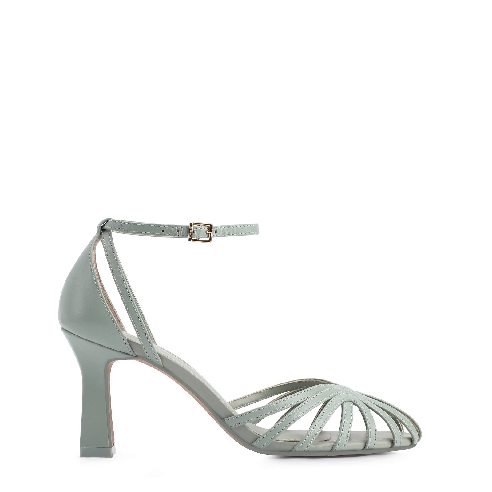 Scarpin Couro Verde