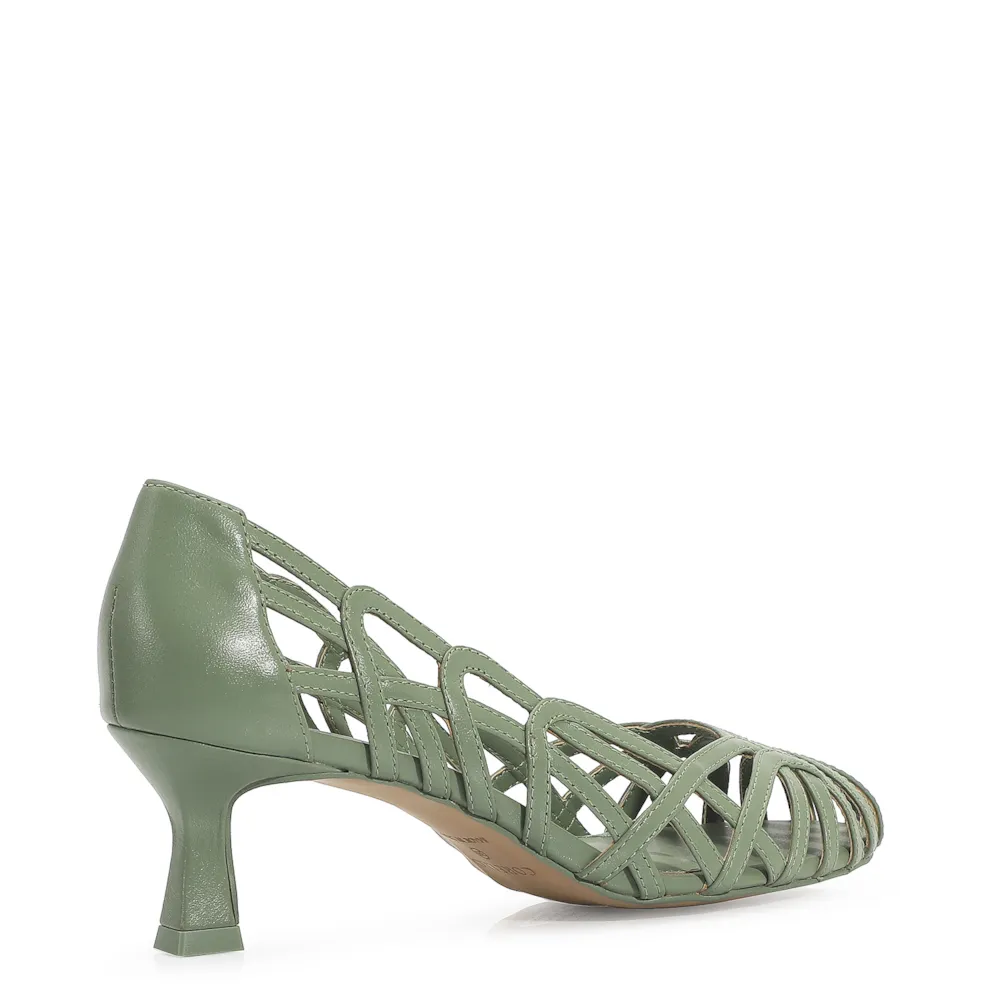 Scarpin Couro Verde - imagem 3