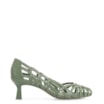Scarpin Couro Verde - imagem 2