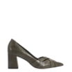 Scarpin Couro Verde - imagem 2