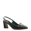 Scarpin Couro Verde - imagem 1