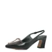 Scarpin Couro Verde - imagem 5