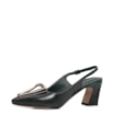Scarpin Couro Verde - imagem 5