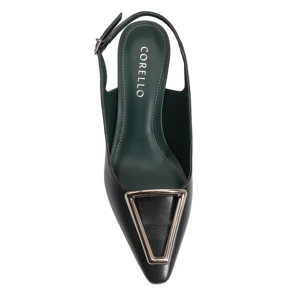 Scarpin Couro Verde - imagem 6