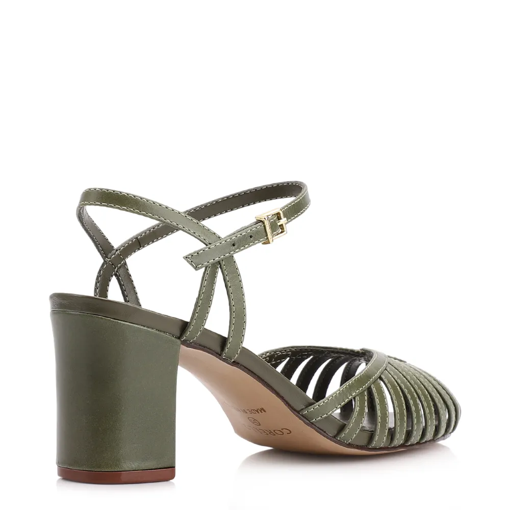 Scarpin Couro Verde - imagem 3