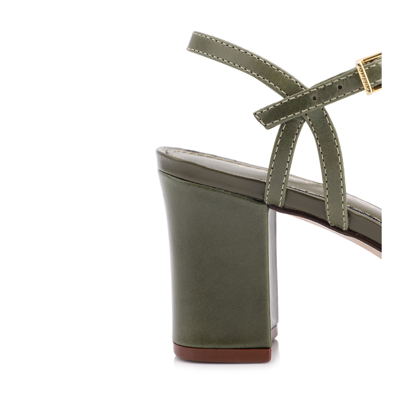 Scarpin Couro Verde