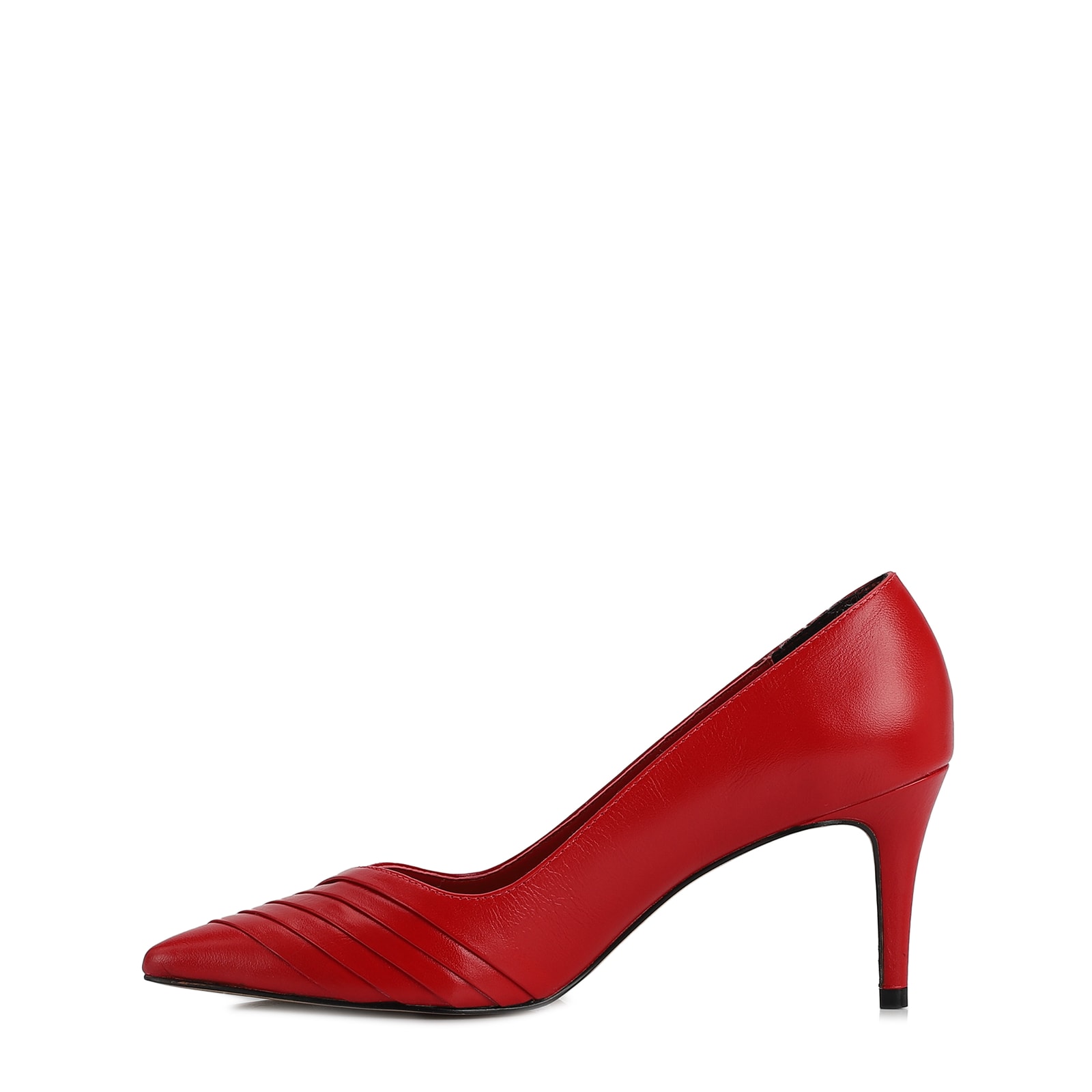 Scarpin Couro Vermelho