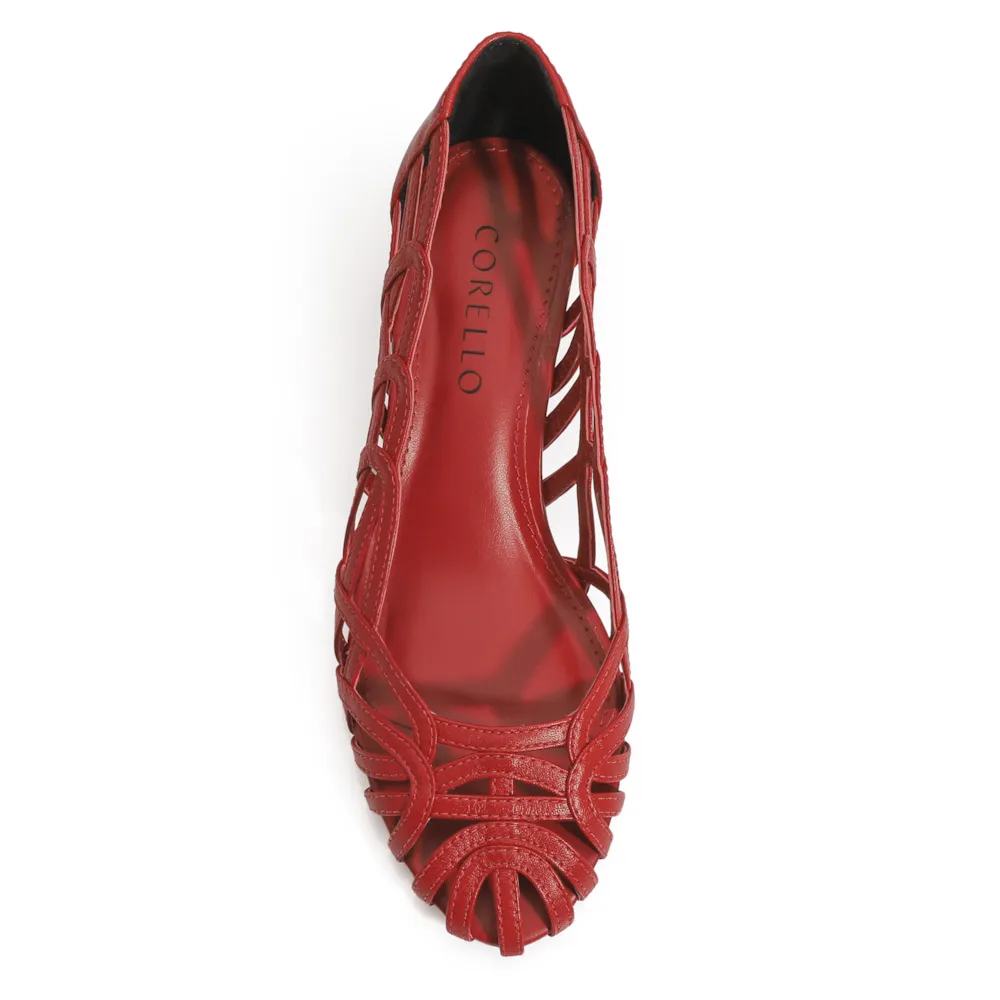 Scarpin Couro Vermelho - imagem 6