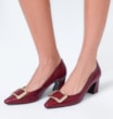 Scarpin Couro Vermelho - imagem 2