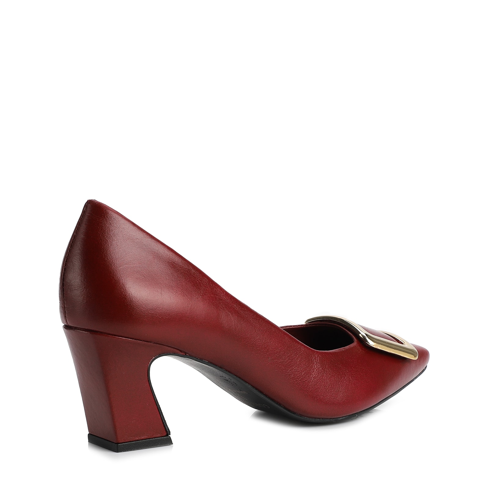 Scarpin Couro Vermelho