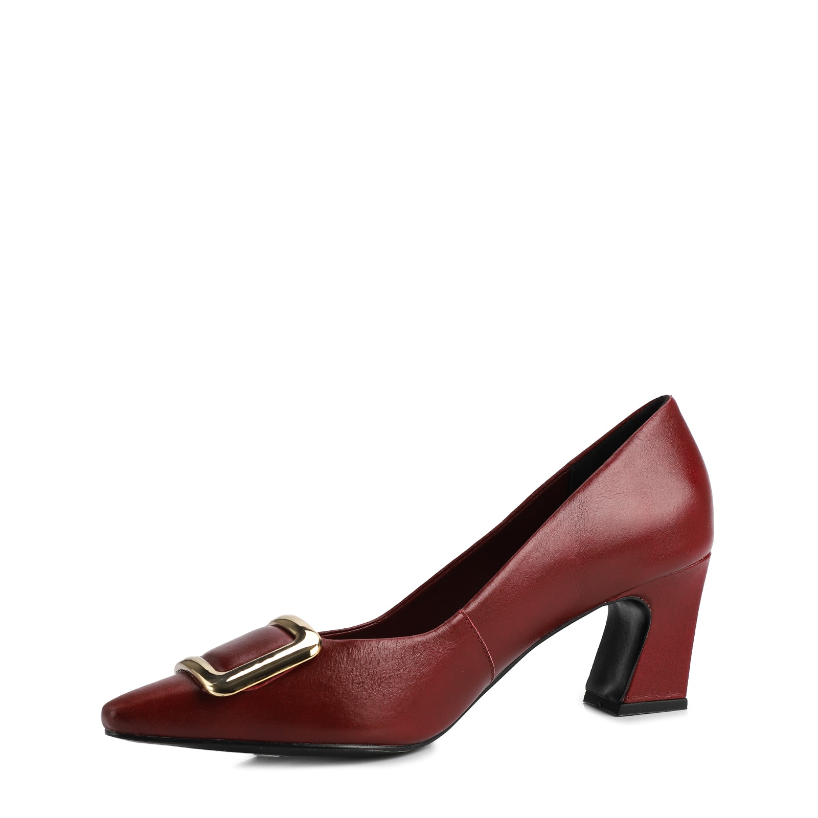 Scarpin Couro Vermelho