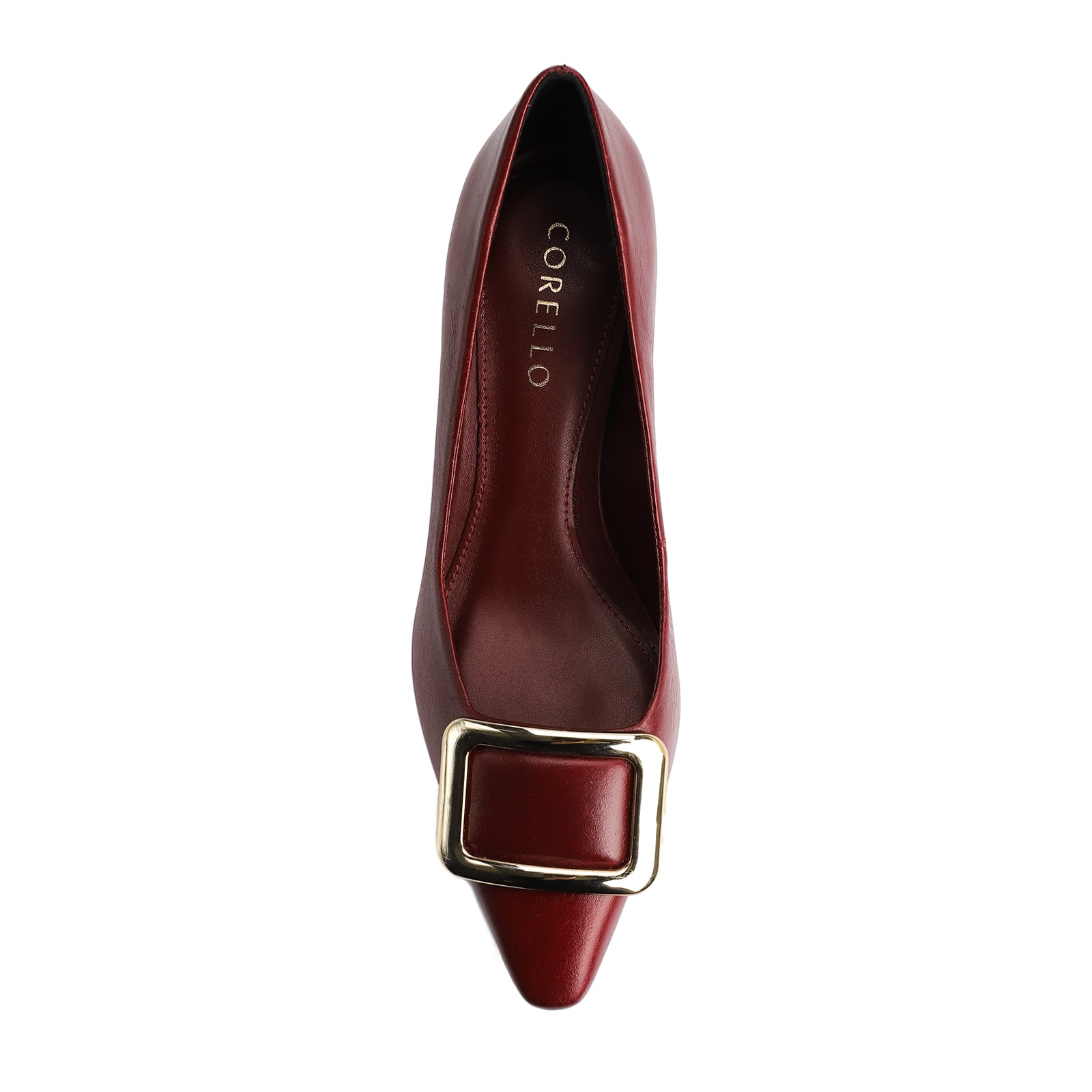 Scarpin Couro Vermelho