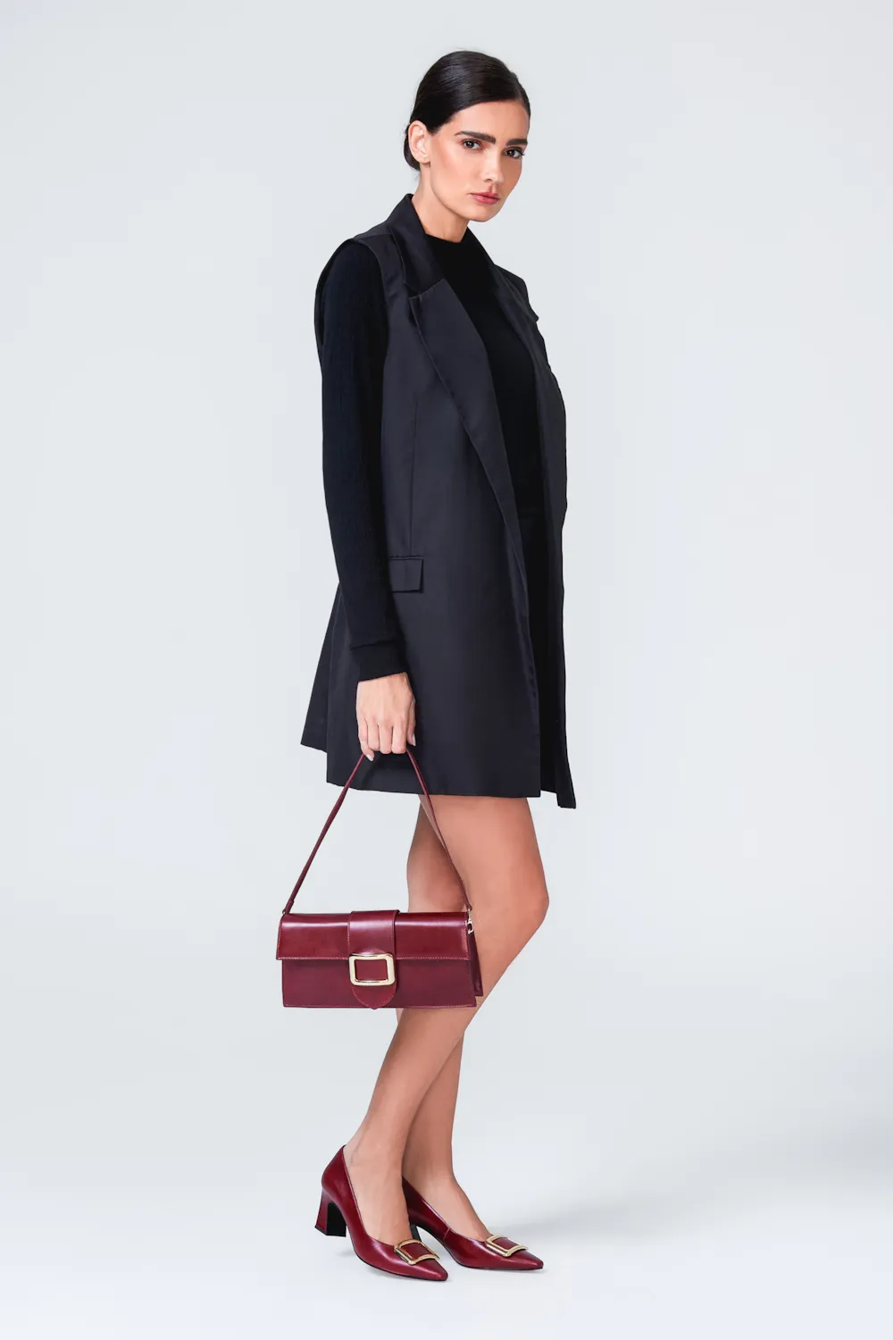 Scarpin Couro Vermelho - imagem 8