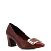 Scarpin Couro Vermelho - imagem 1