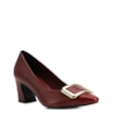Scarpin Couro Vermelho - imagem 1