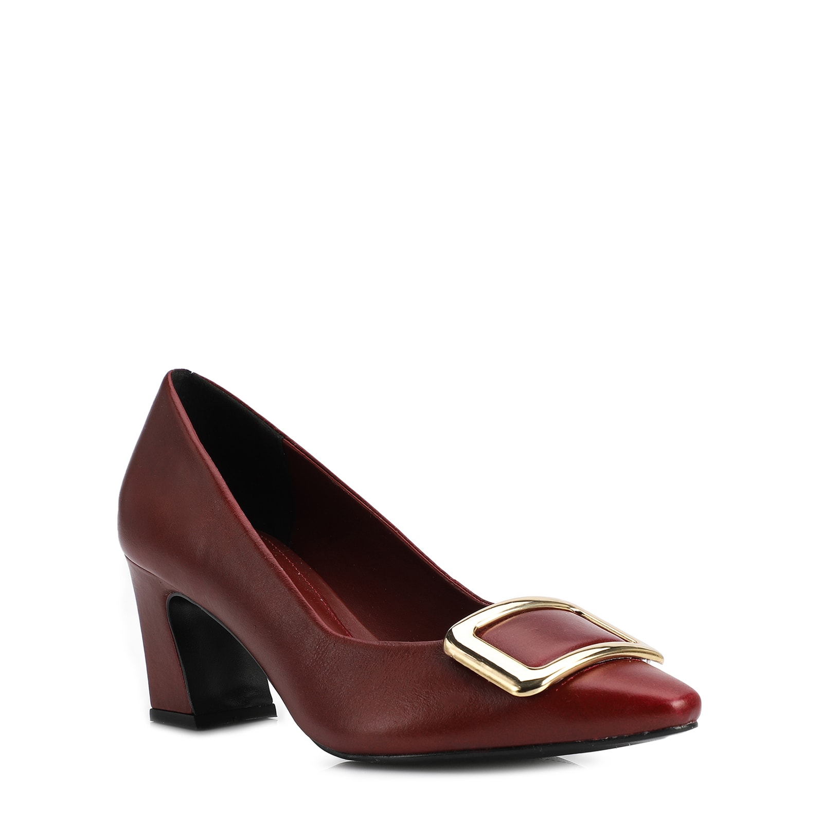 Scarpin Couro Vermelho