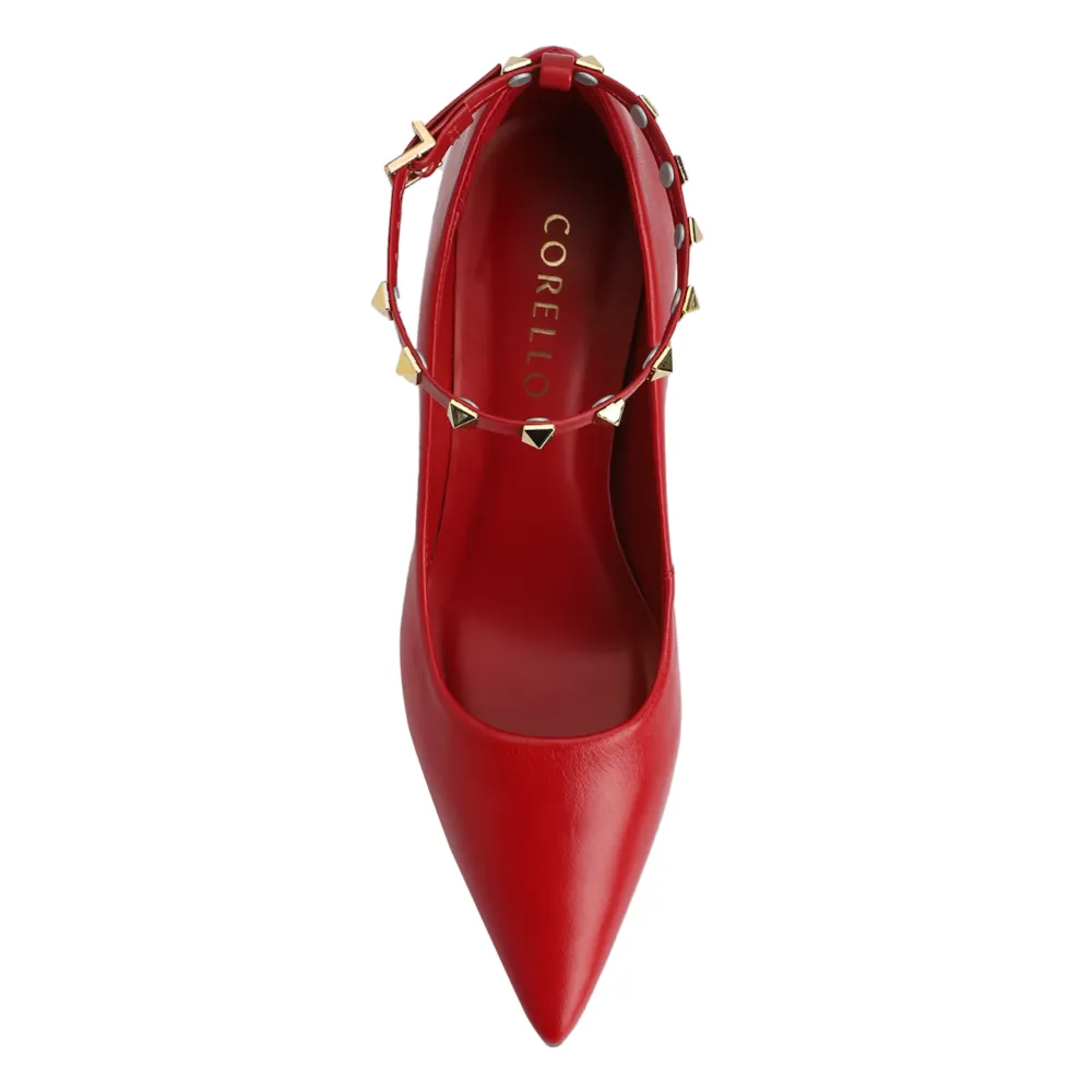 Scarpin Couro Vermelho - imagem 5