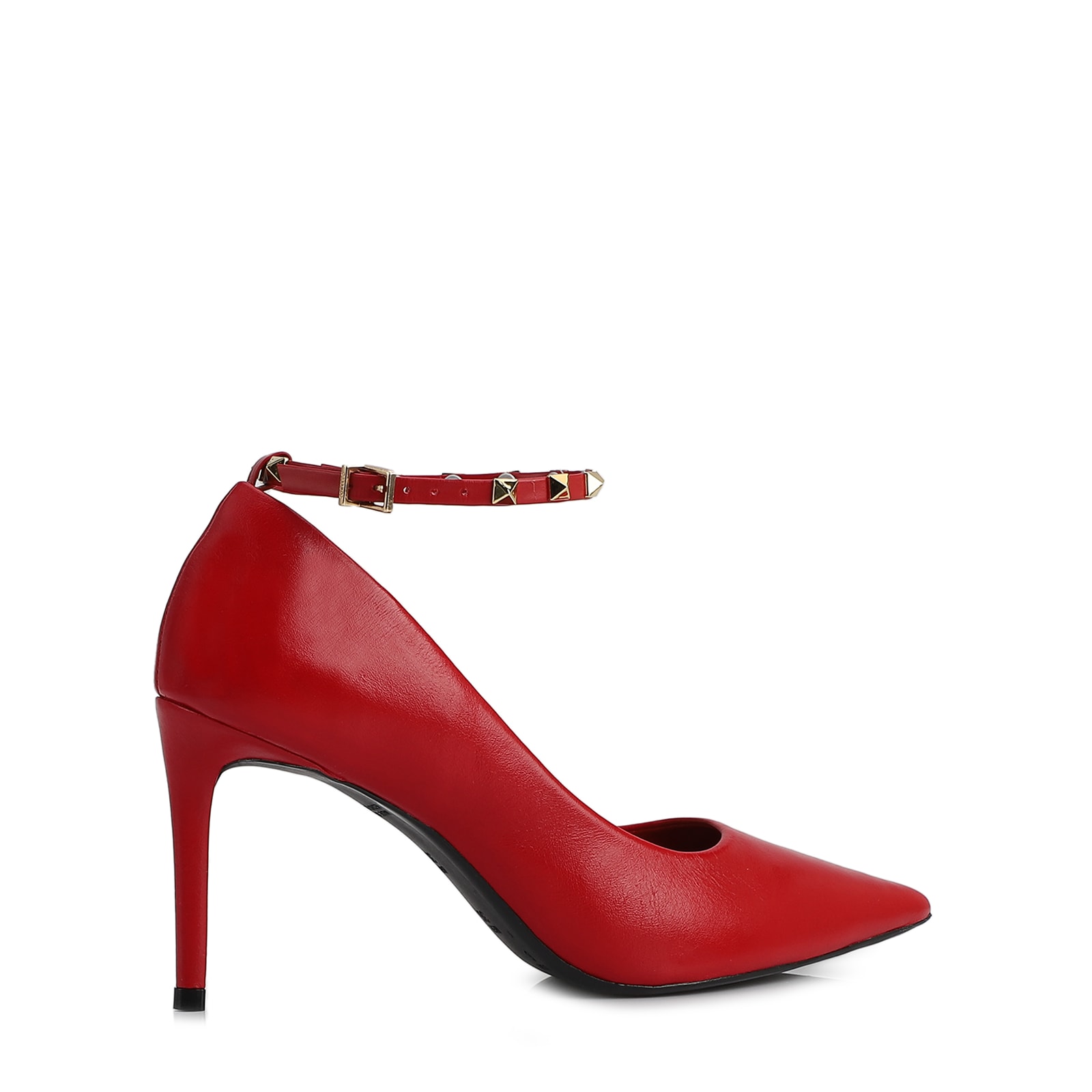 Scarpin Couro Vermelho