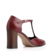 Scarpin Couro Vinho - imagem 4