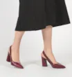 Scarpin Couro Vinho - imagem 2