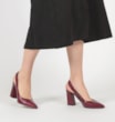 Scarpin Couro Vinho - imagem 2