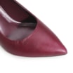 Scarpin Couro Vinho - imagem 7