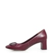 Scarpin Couro Vinho - imagem 4