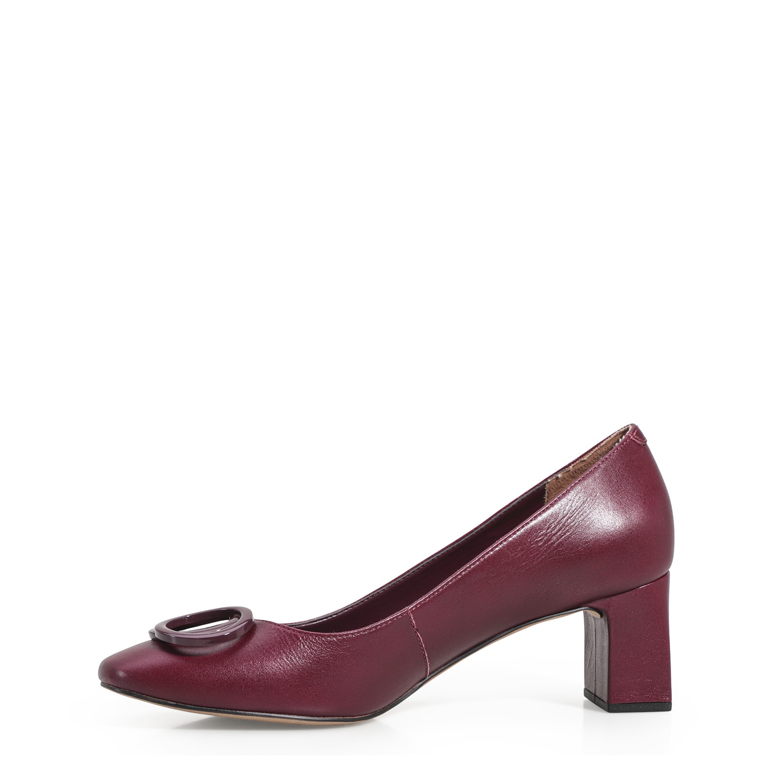 Scarpin Couro Vinho