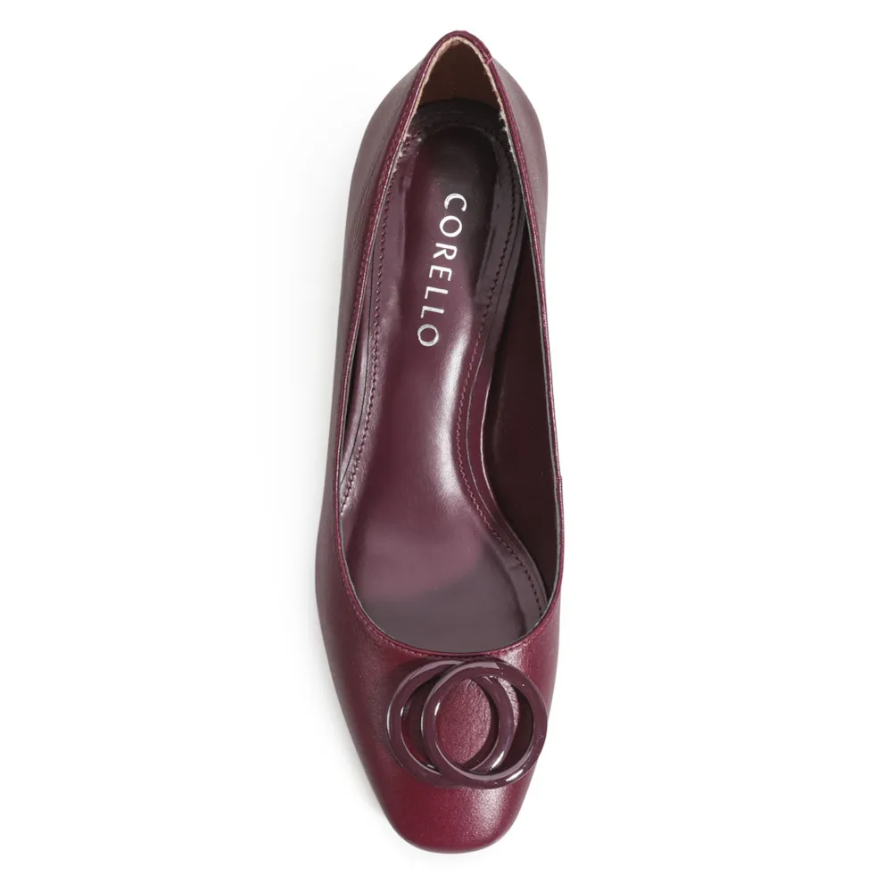 Scarpin Couro Vinho - imagem 5