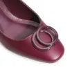 Scarpin Couro Vinho - imagem 6