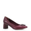Scarpin Couro Vinho - imagem 1