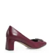 Scarpin Couro Vinho - imagem 3