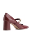 Scarpin Couro Vinho - imagem 4