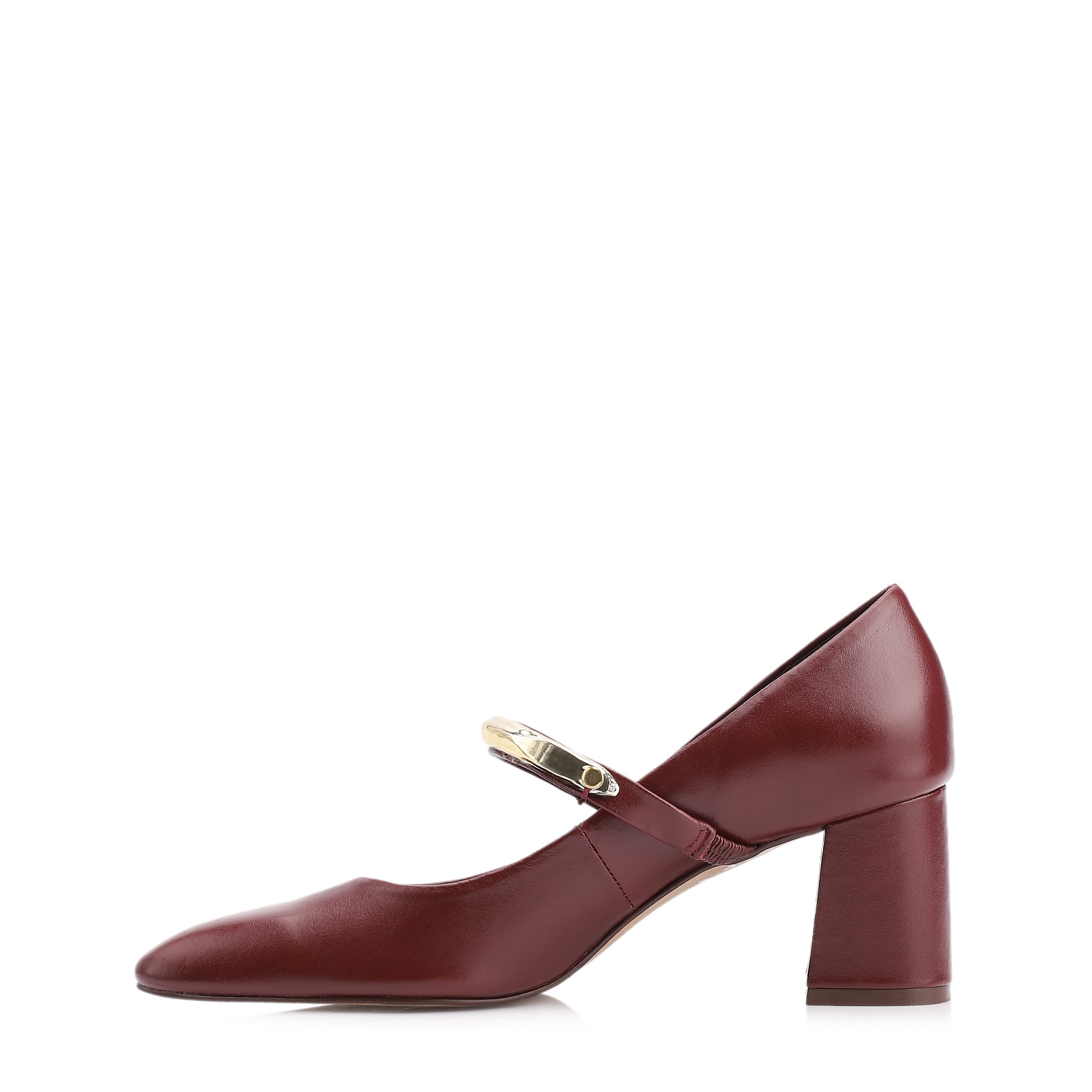 Scarpin Couro Vinho