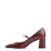 Scarpin Couro Vinho - imagem 5