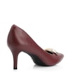 Scarpin Couro Vinho - imagem 4